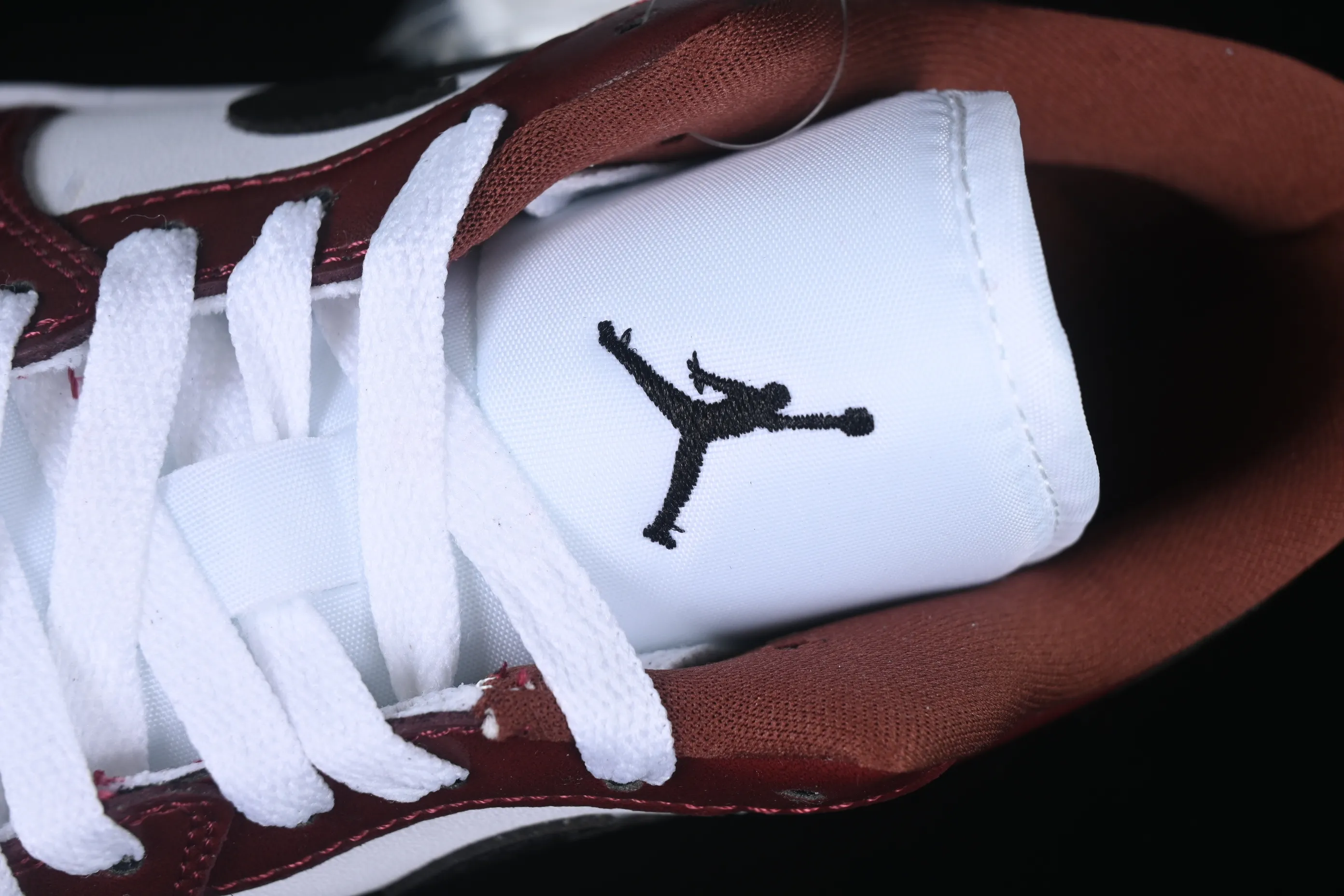 All categories Air Jordan Jordan series basketball shoes Air Jordan 1 Low Air Jordan 1 Low AJ1 Joe 1 white wine red low-top cultural casual sneakers HF3148-102